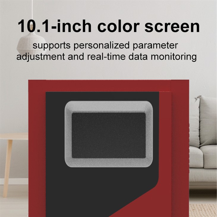 Dispositivo IHHT, generador hipóxico inteligente de 200L con pantalla grande que muestra la altitud de concentración de O2/CO2 y Spo2 para ejercicios en el hogar.