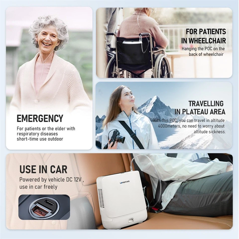 New Arrivel JAY-1000 Pulse Portable Oxygen Concentrator