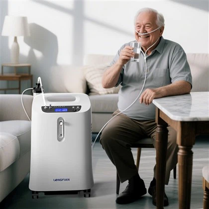 Centrador de oxígeno médico portátil de grado médico con nebulizador para el hospital