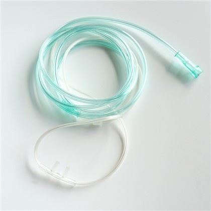 Cánula de oxígeno nasal de grado médico