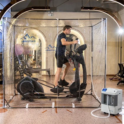 Generador hipóxico de entrenamiento de altitud simulada 10L con oxímetro de pulso